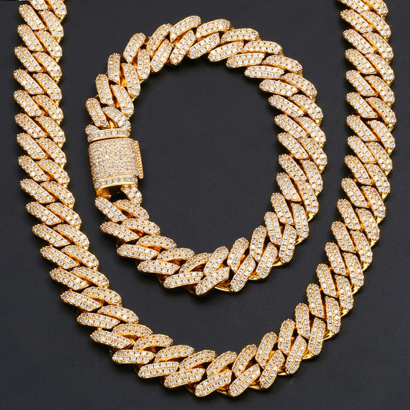 14MM Icon Rhomboid Miami Cuban Chain