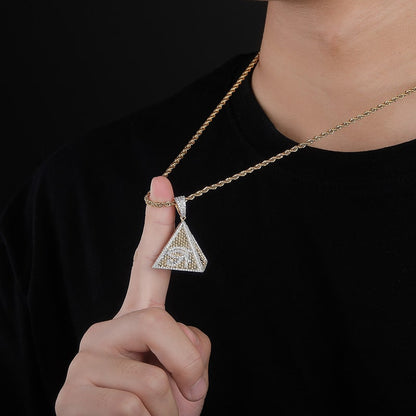 men's iced out pendant necklace