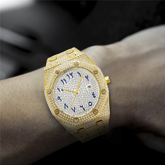 Luxury Gold-Plated Watch