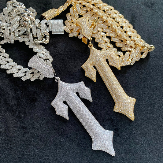 Hero Sword Pendant Necklace 14k