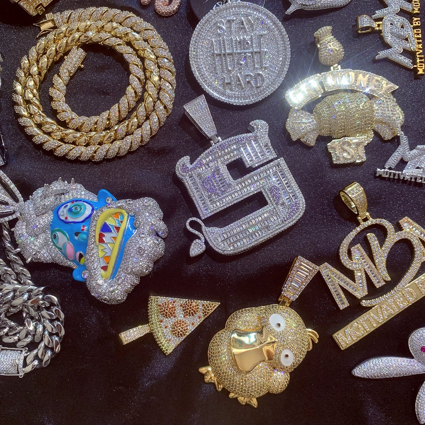 ice diamond hip hop jewelry